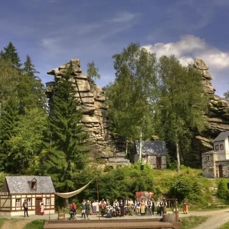 Holiday home Schwarzmuehle In The Mountains Bornichen